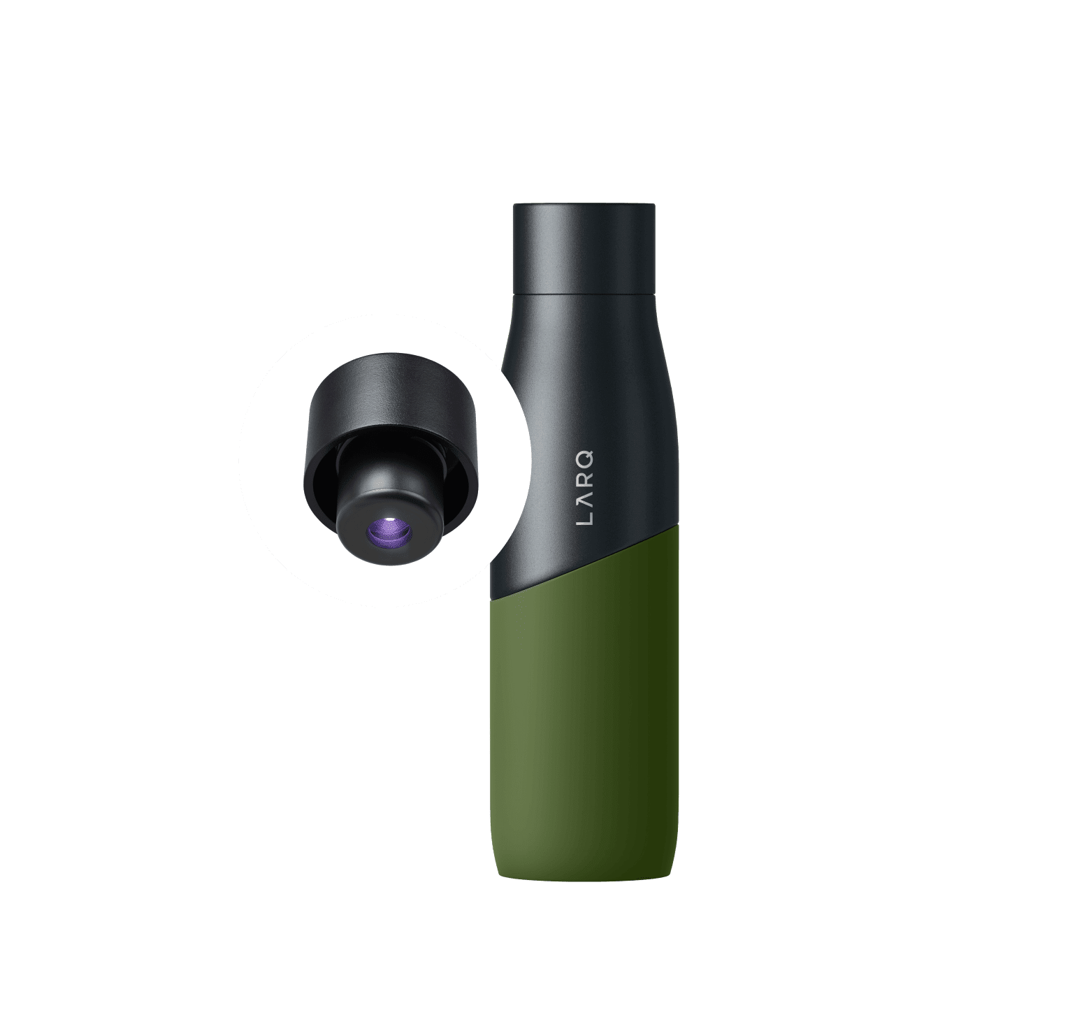 LARQ Bottle Movement PureVis&trade; - Black / Pine - view 1