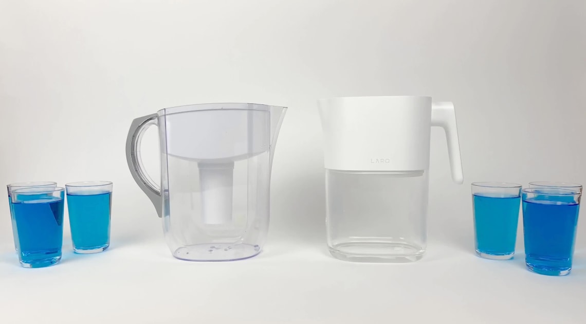 Traditional vs LARQ Pitcher