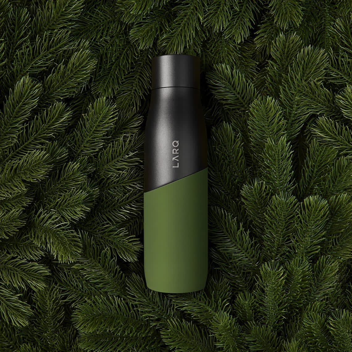 LARQ Bottle Movement PureVis&trade; - Black / Pine - view 2