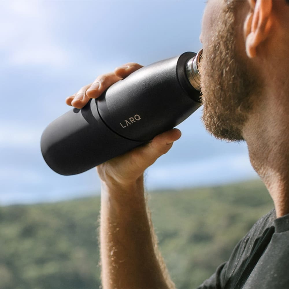 Larq purevis&trade; bottle being in use