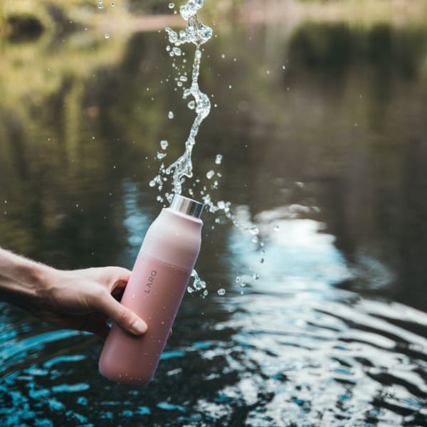 Photo of LARQ Bottle PureVis&trade; - Himalayan Pink in water
