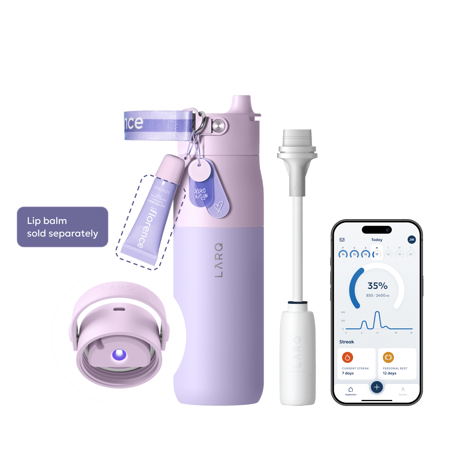 LARQ Bottle PureVis™ 2 - LARQ x florence by mills - view 1