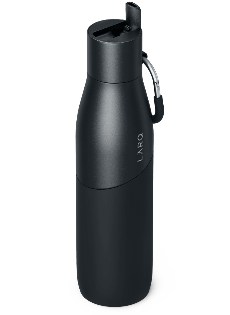 Photo of LARQ Bottle Movement Filtered in Obsidian Black color